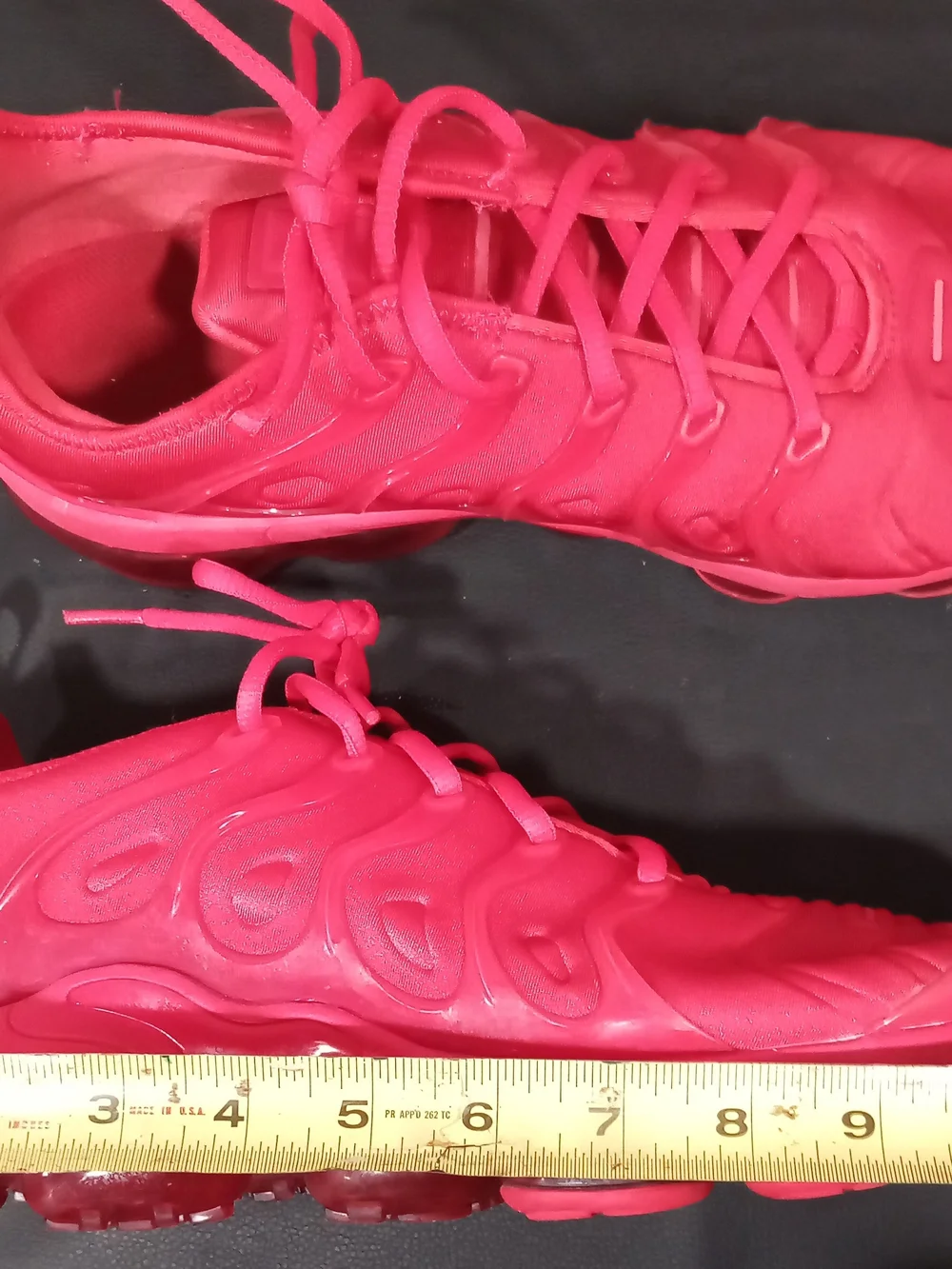 Nike Air VaporMax Plus Triple Red Athletic Sneakers